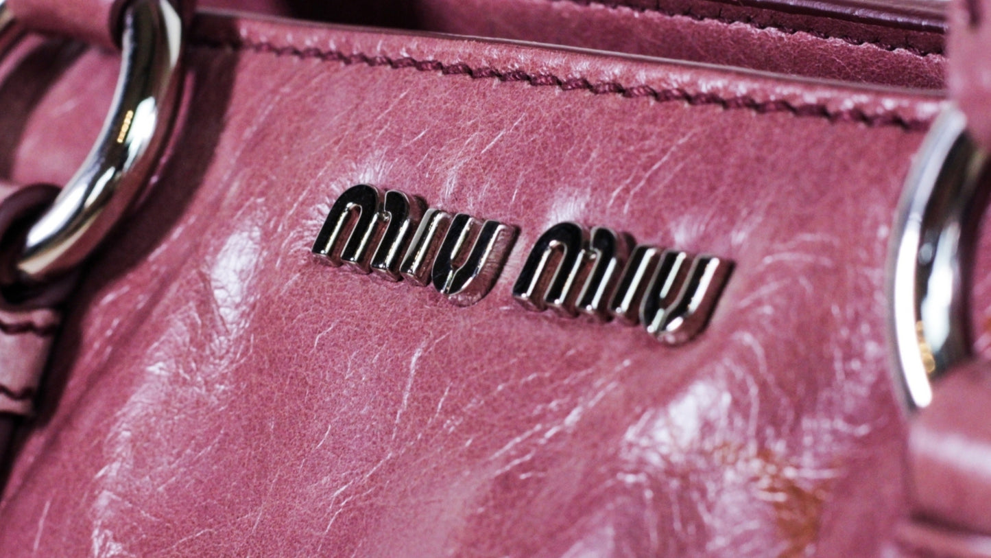 MIU MIU VITELLO TOTE