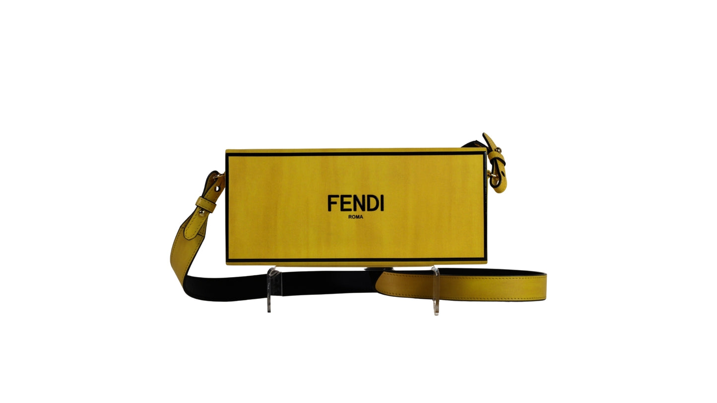 FENDI CALF BOX SHOULDER BAG