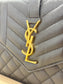 SAINT LAURENT ENVELOPE SMALL WALLET ON CHAIN