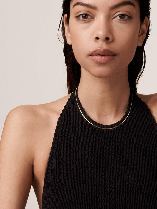 Herringbone chain necklace
