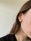 Chanel round pearl earrings