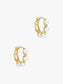 Shuga pearl huggie hoops