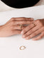 Absolutely slim knot ring