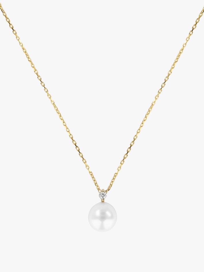 Shuga pearl and diamond pendant